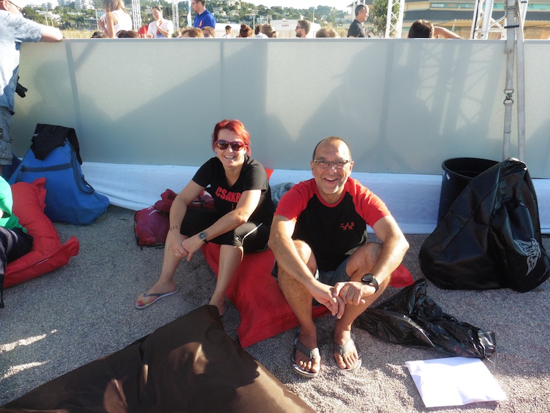 Valérie et Rodolphe avant le départ